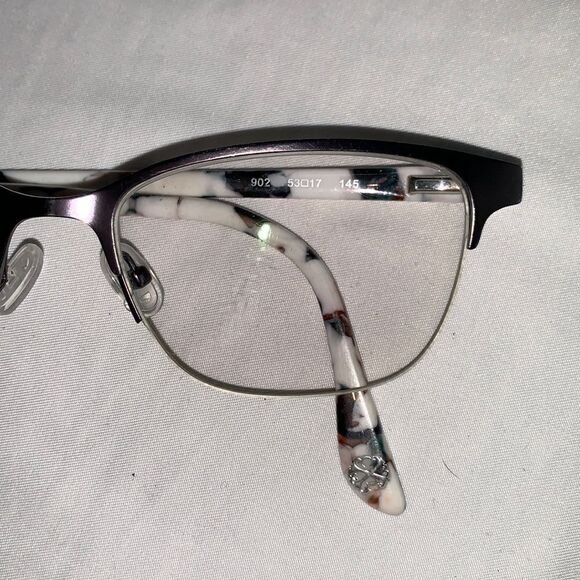 Christian Lacroix Eyeglasses Frames 901 Cat Eye Half Rim 53-17-145 - Picture 3 of 5